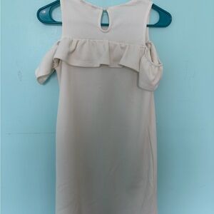 Primark Cream Ruffle Kids Dress